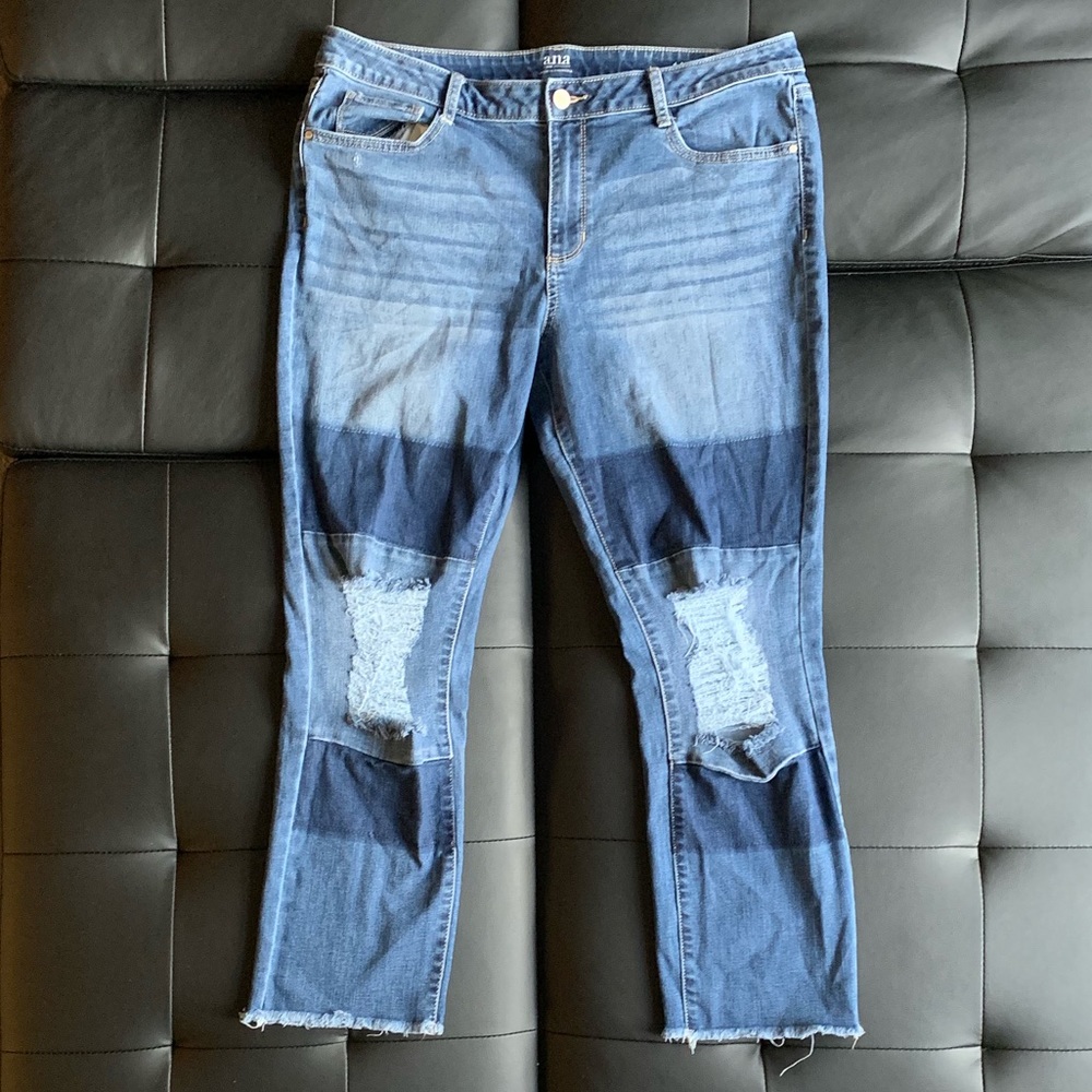 a.n.a skinny ankle jeans